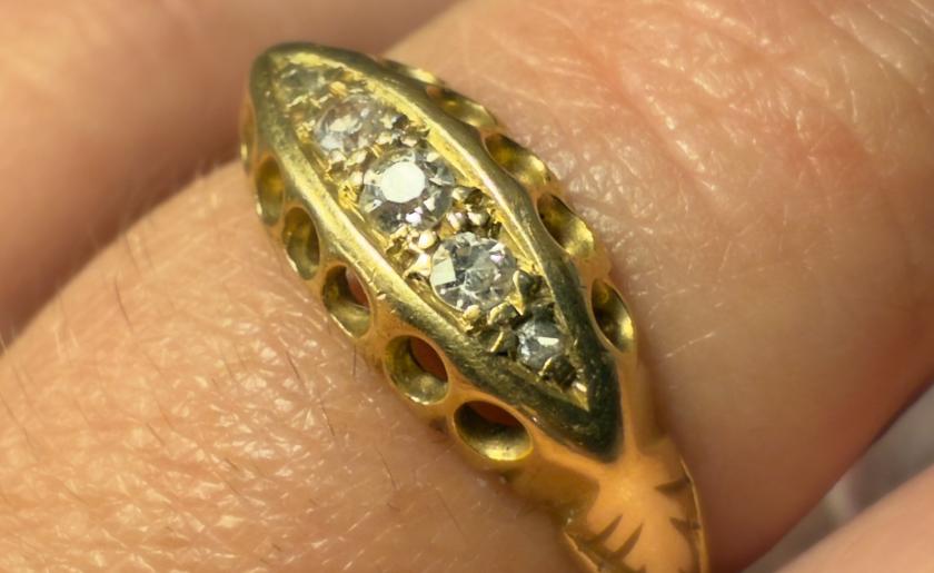 A diamond ring