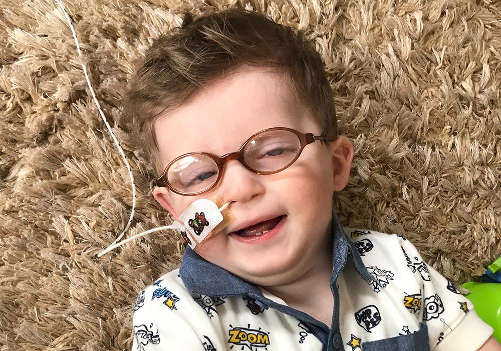 Alfie smiling