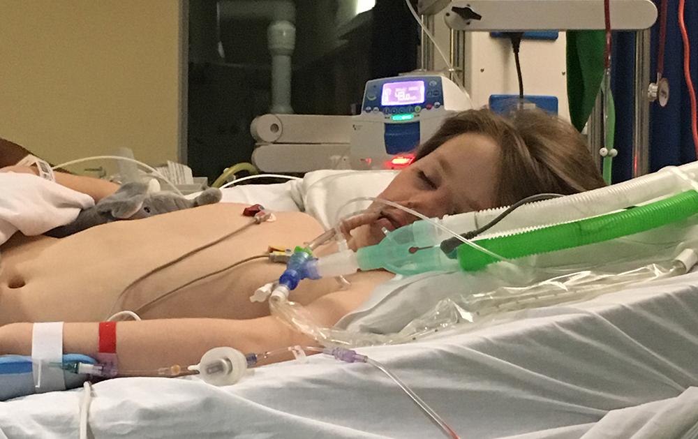 Noah in intensive care