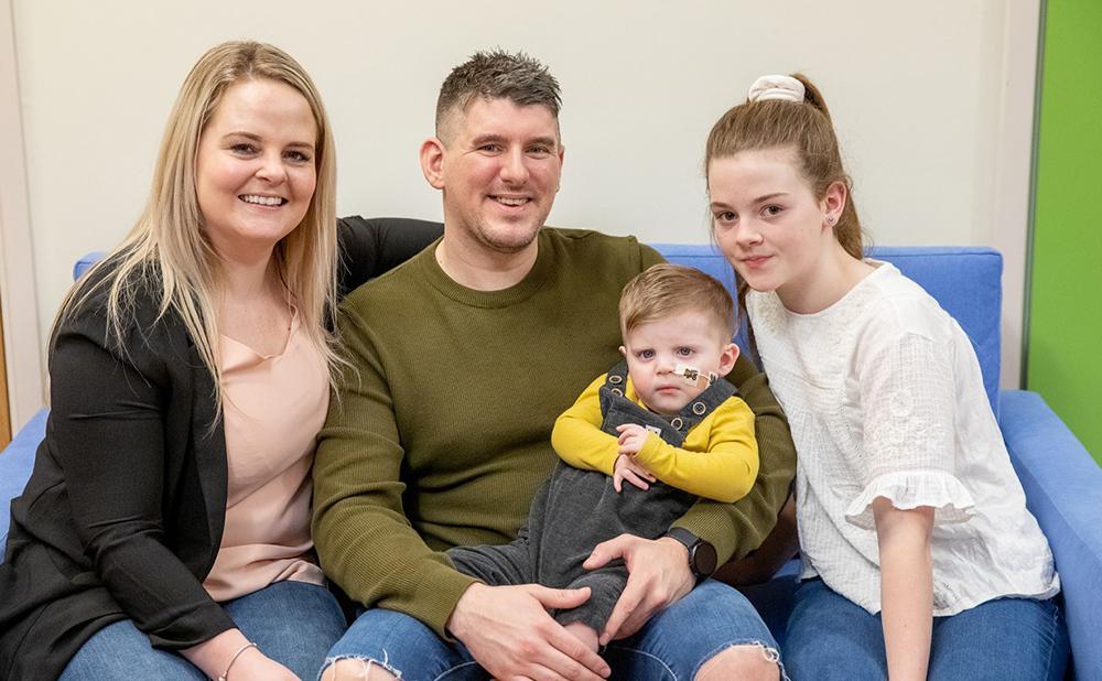 Alfie and his family