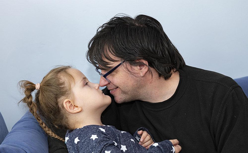 Elisa with dad Dan