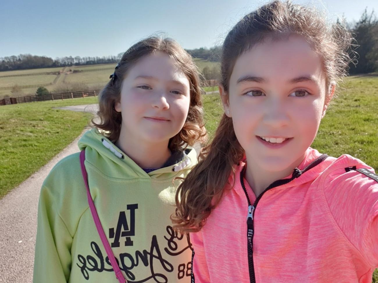 Beatrice and Bella have been running every day throughout February
