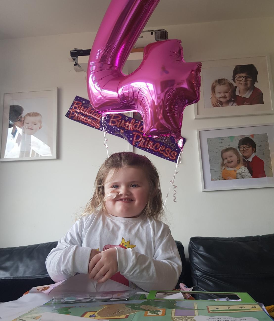 Ellie turns four