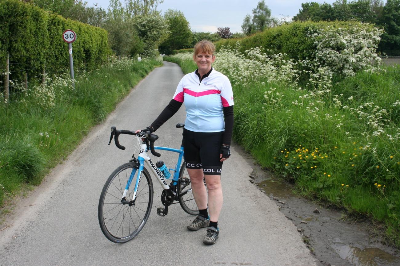 Clare Smale is cycling for Julia's House