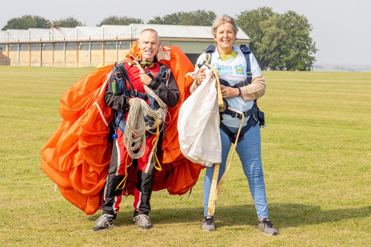 Helen Plummer makes her Big Jump for Julia's House
