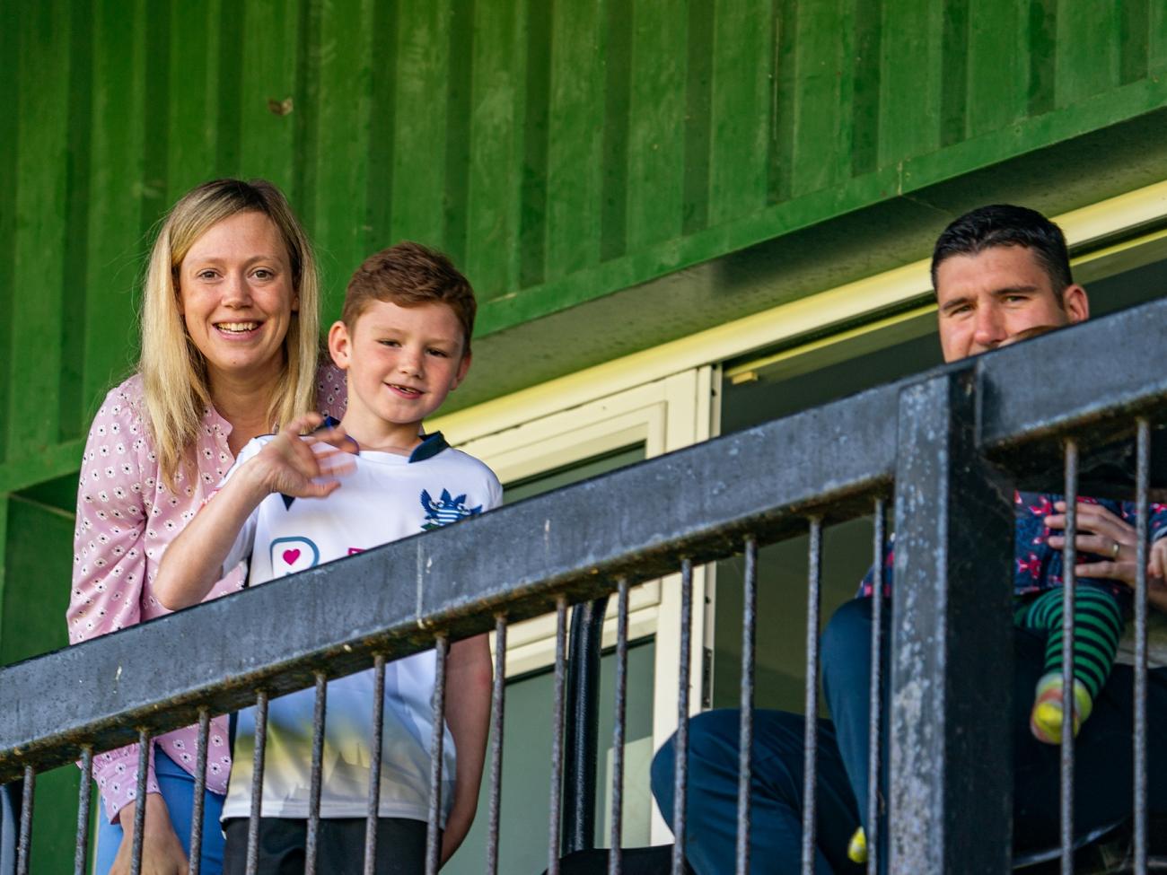 Harry with Mum Sophie and Dad Sean