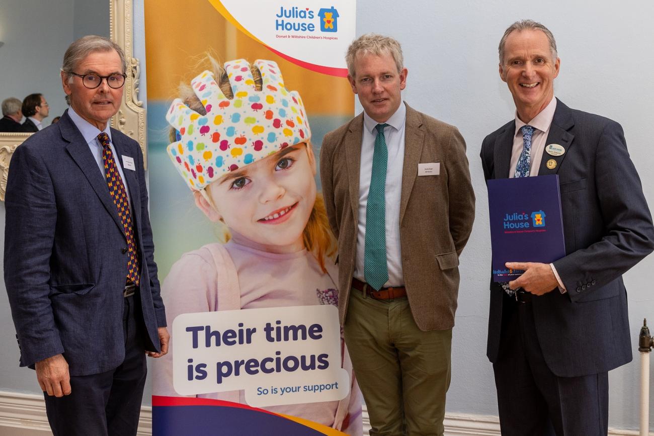 Charles Bartholomew, Danny Kruger MP and Martin Edwards
