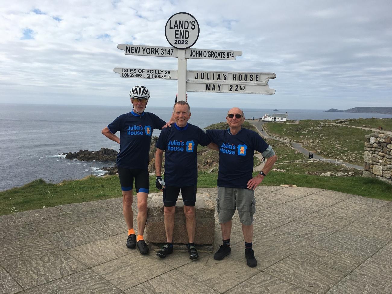 Dave, Andy and Phil on Day Zero