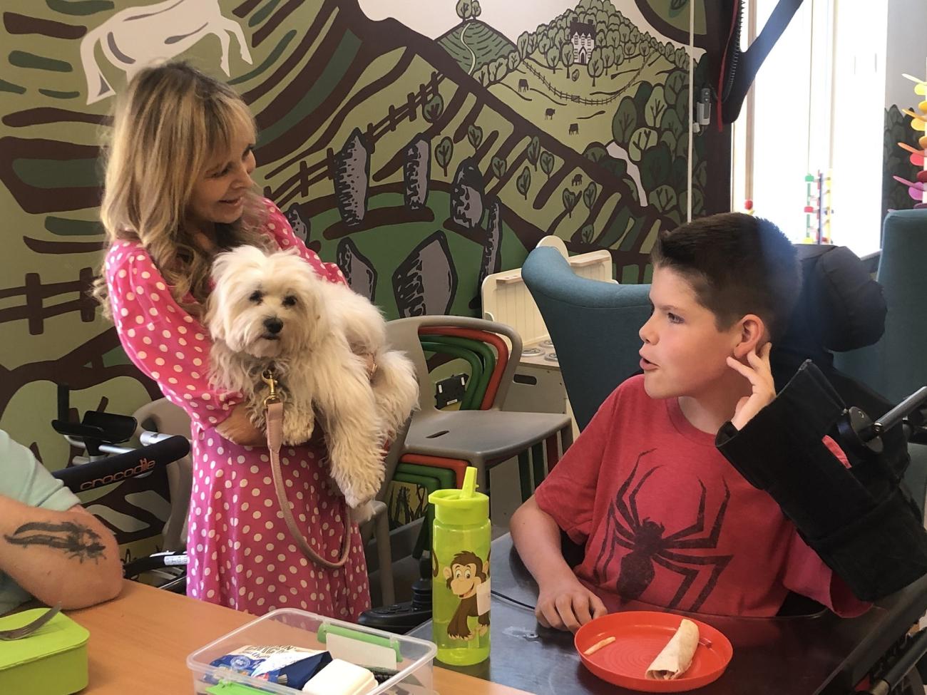 Annabel Karmel with Kyle