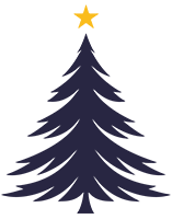Christmas tree collection graphic