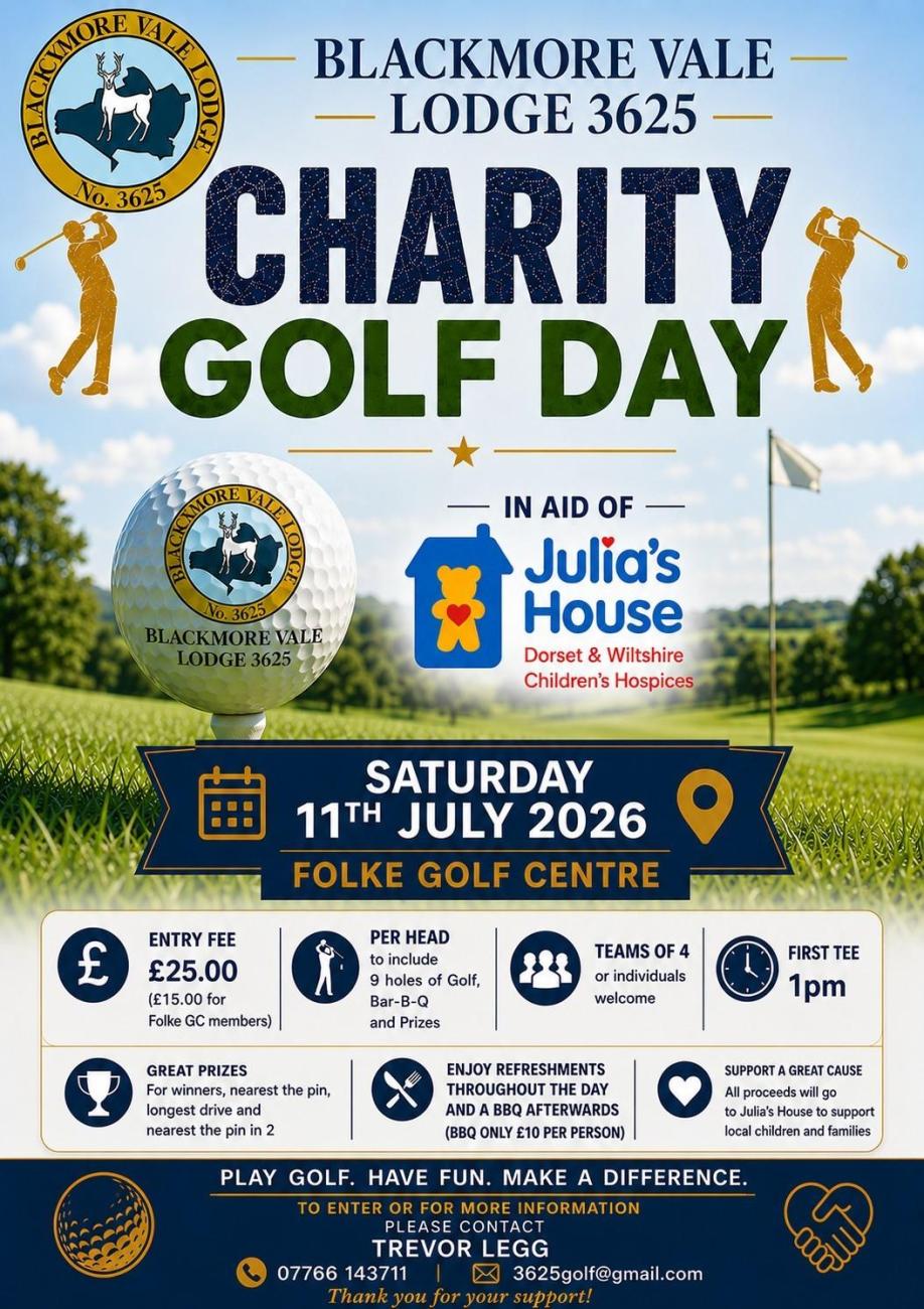 Blackmore Vale Lodge Charity Golf Day