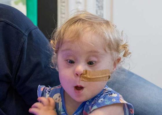 Scarlett at the Julia's House Hospice